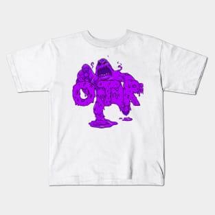 Only The Real Slime Purple Apparel Kids T-Shirt